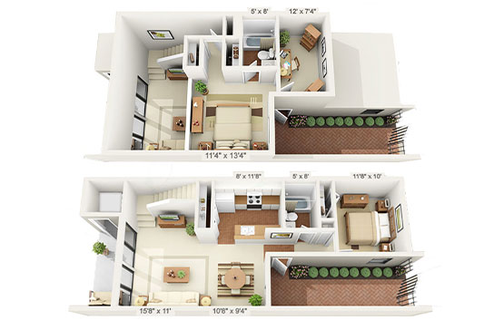 Townhouse with Study